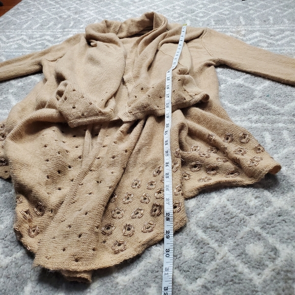 Robbi & Nikki alpaca blend waterfall sweater Sz M - Picture 3 of 6